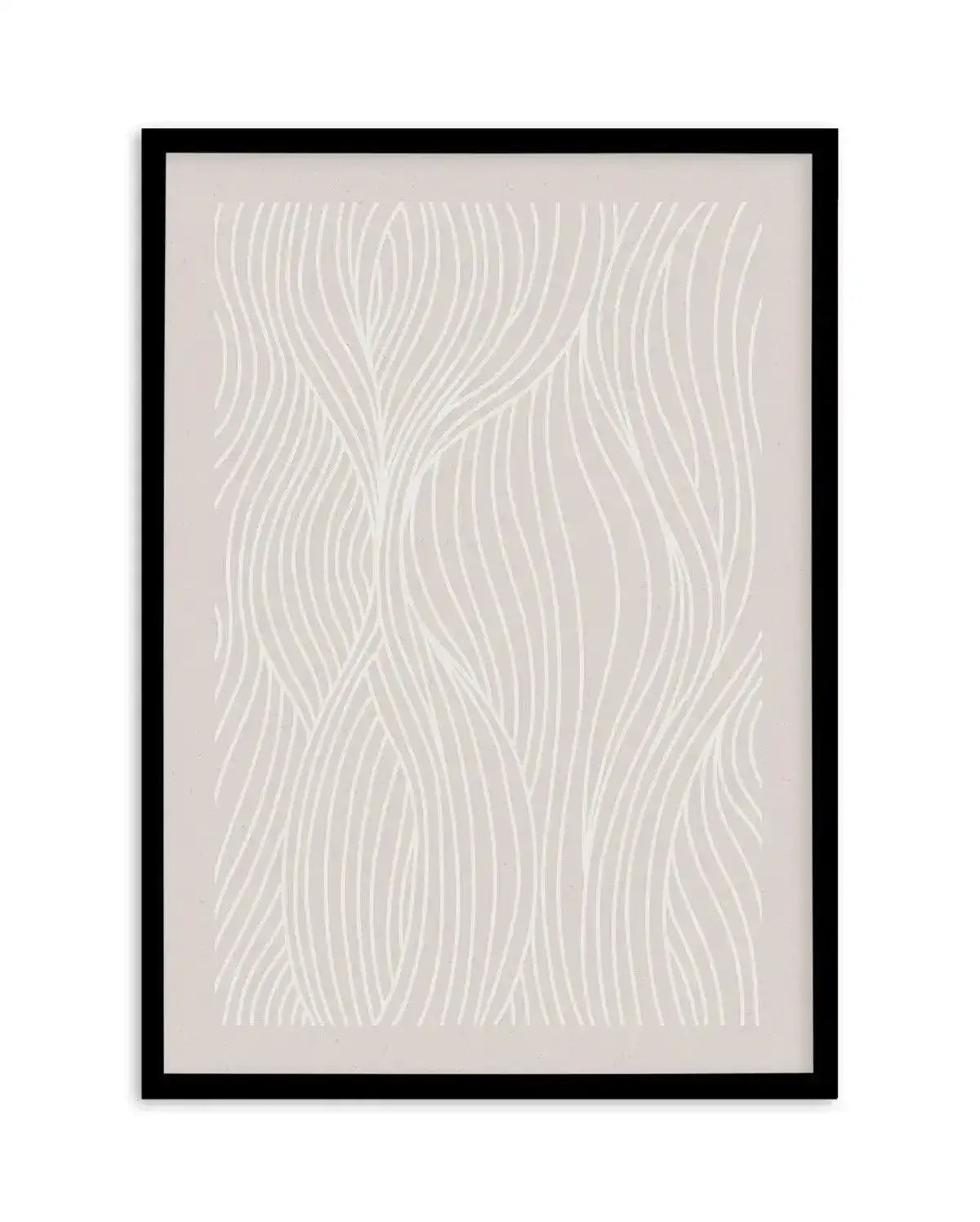 Wave Lines I Art Print-PRINT-Olive et Oriel-Olive et Oriel-A4 | 8.3" x 11.7" | 21 x 29.7cm-Black-With White Border-Buy-Australian-Art-Prints-Online-with-Olive-et-Oriel-Your-Artwork-Specialists-Austrailia-Decorate-With-Coastal-Photo-Wall-Art-Prints-From-Our-Beach-House-Artwork-Collection-Fine-Poster-and-Framed-Artwork
