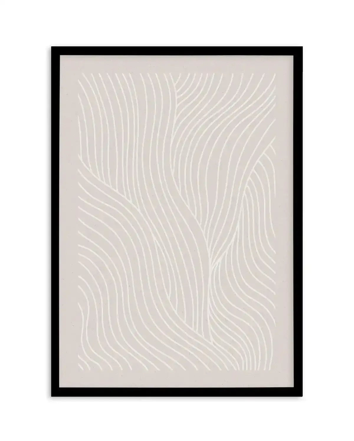 Wave Lines II Art Print-PRINT-Olive et Oriel-Olive et Oriel-A4 | 8.3" x 11.7" | 21 x 29.7cm-Black-With White Border-Buy-Australian-Art-Prints-Online-with-Olive-et-Oriel-Your-Artwork-Specialists-Austrailia-Decorate-With-Coastal-Photo-Wall-Art-Prints-From-Our-Beach-House-Artwork-Collection-Fine-Poster-and-Framed-Artwork