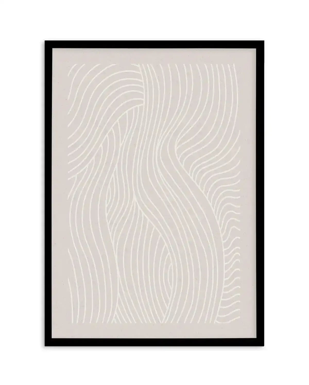 Wave Lines IV Art Print-PRINT-Olive et Oriel-Olive et Oriel-A4 | 8.3" x 11.7" | 21 x 29.7cm-Black-With White Border-Buy-Australian-Art-Prints-Online-with-Olive-et-Oriel-Your-Artwork-Specialists-Austrailia-Decorate-With-Coastal-Photo-Wall-Art-Prints-From-Our-Beach-House-Artwork-Collection-Fine-Poster-and-Framed-Artwork