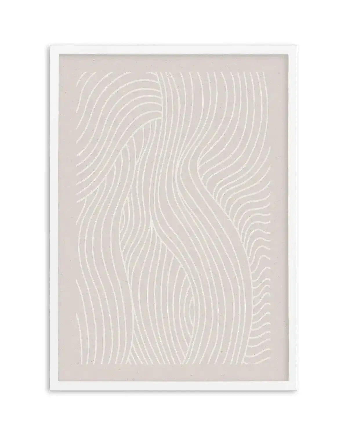 Wave Lines IV Art Print-PRINT-Olive et Oriel-Olive et Oriel-A4 | 8.3" x 11.7" | 21 x 29.7cm-White-With White Border-Buy-Australian-Art-Prints-Online-with-Olive-et-Oriel-Your-Artwork-Specialists-Austrailia-Decorate-With-Coastal-Photo-Wall-Art-Prints-From-Our-Beach-House-Artwork-Collection-Fine-Poster-and-Framed-Artwork
