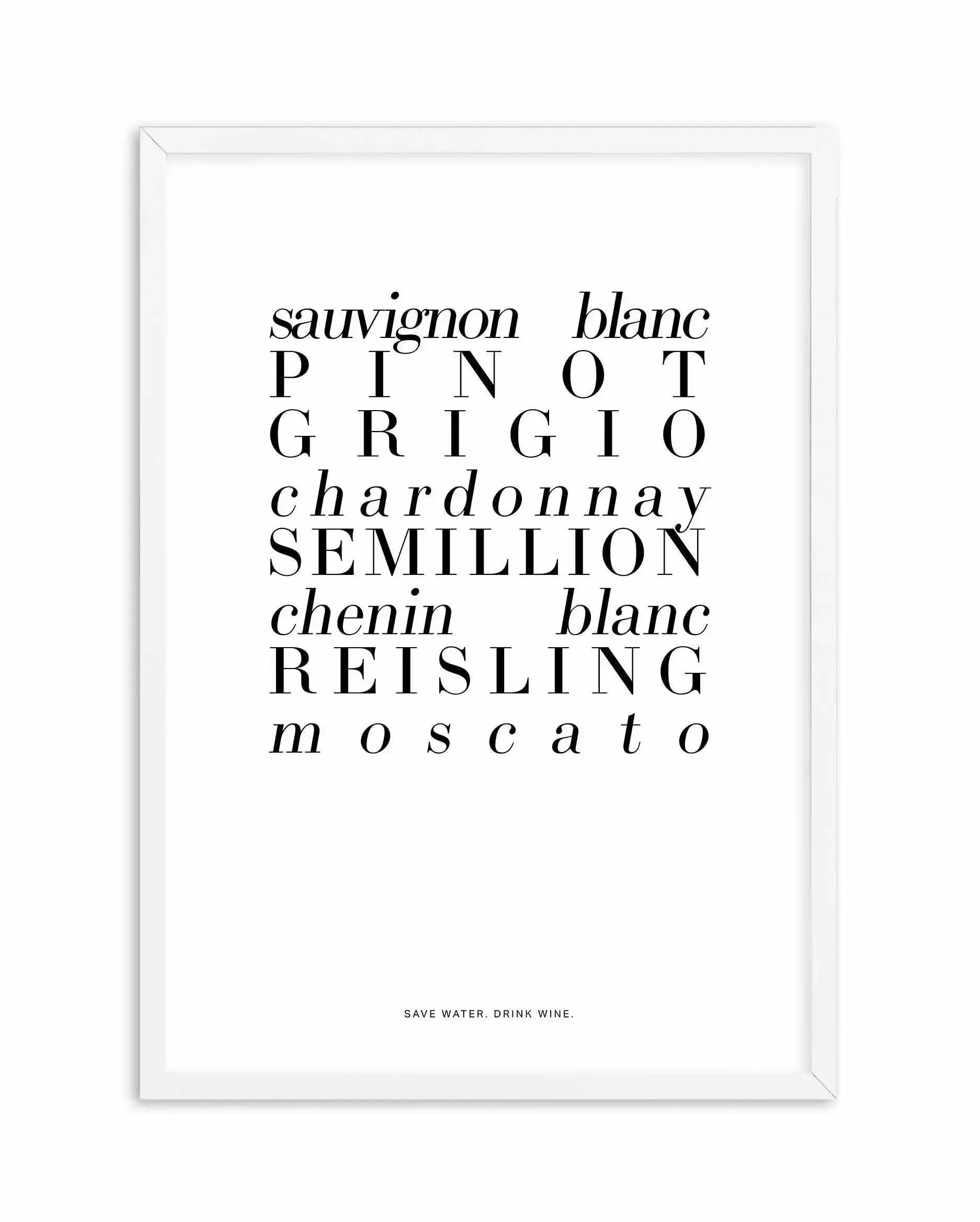 White Wine Art Print-PRINT-Olive et Oriel-Olive et Oriel-A4 | 8.3" x 11.7" | 21 x 29.7cm-White-With White Border-Buy-Australian-Art-Prints-Online-with-Olive-et-Oriel-Your-Artwork-Specialists-Austrailia-Decorate-With-Coastal-Photo-Wall-Art-Prints-From-Our-Beach-House-Artwork-Collection-Fine-Poster-and-Framed-Artwork