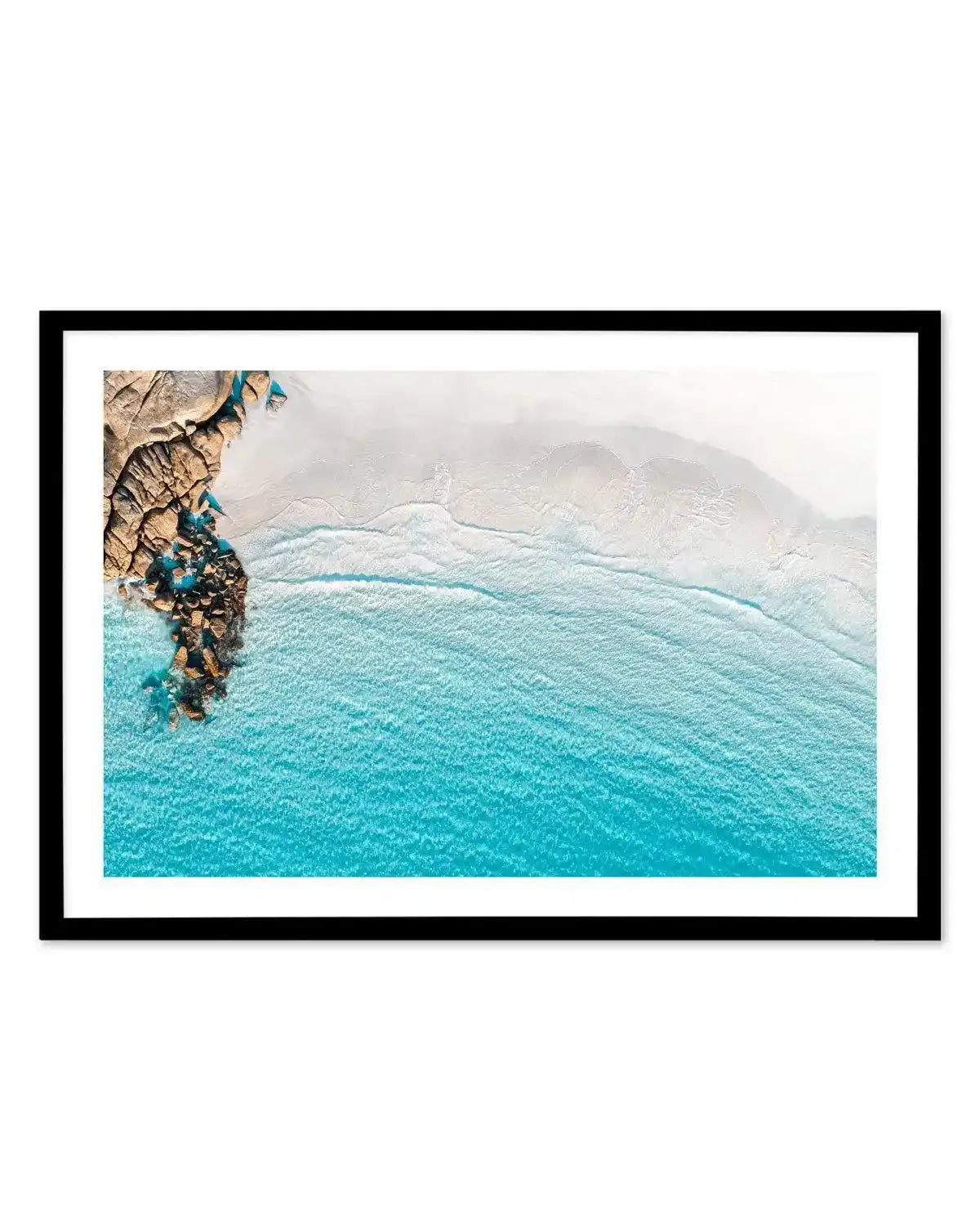 Wylie Bay | LS Art Print-PRINT-Olive et Oriel-Olive et Oriel-A5 | 5.8" x 8.3" | 14.8 x 21cm-Black-With White Border-Buy-Australian-Art-Prints-Online-with-Olive-et-Oriel-Your-Artwork-Specialists-Austrailia-Decorate-With-Coastal-Photo-Wall-Art-Prints-From-Our-Beach-House-Artwork-Collection-Fine-Poster-and-Framed-Artwork