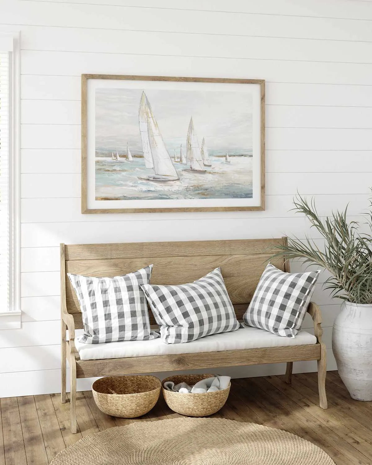 Windswept Sails I Art Print from Olive et Oriel where you can shop wallpaper and artworks online