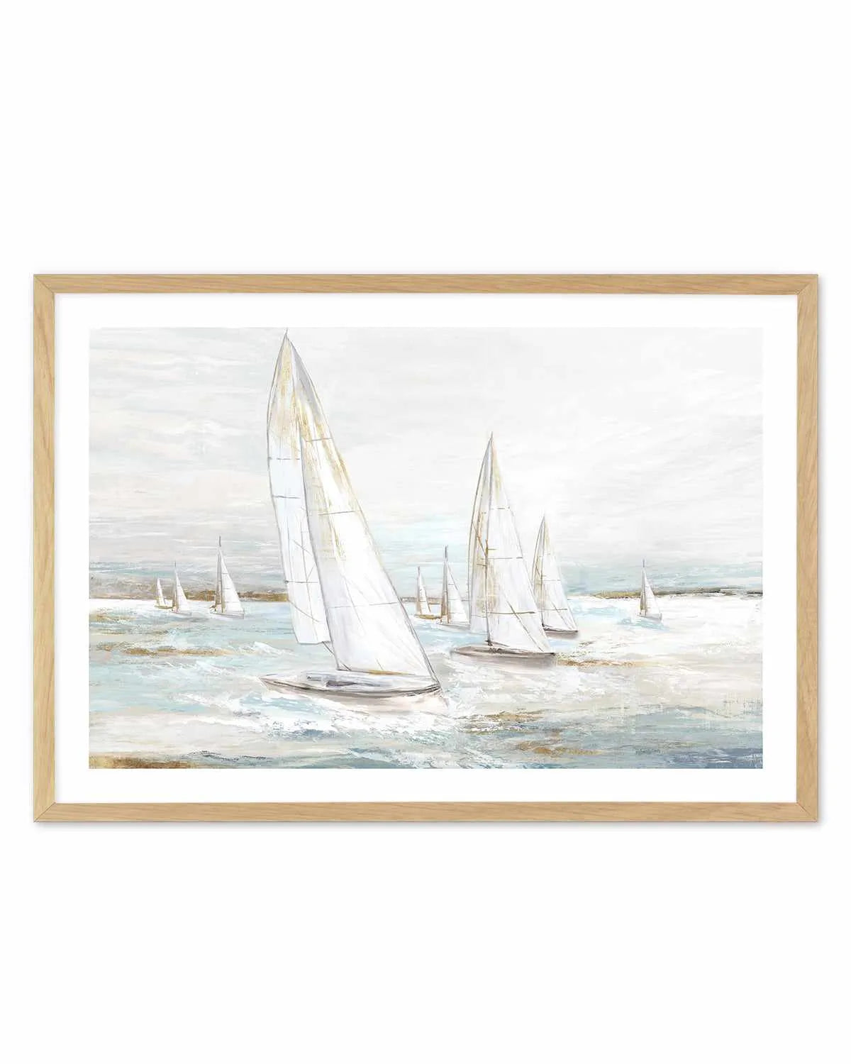 Windswept Sails I Art Print from Olive et Oriel where you can shop wallpaper and artworks online