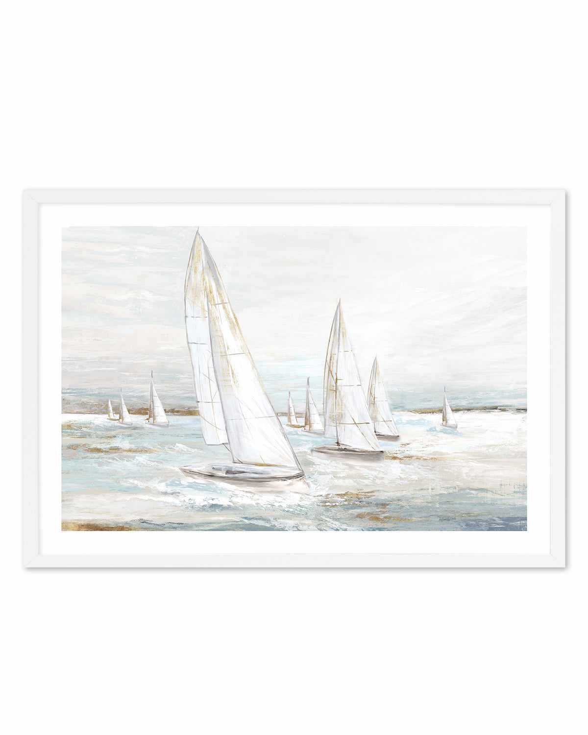 Windswept Sails I Art Print