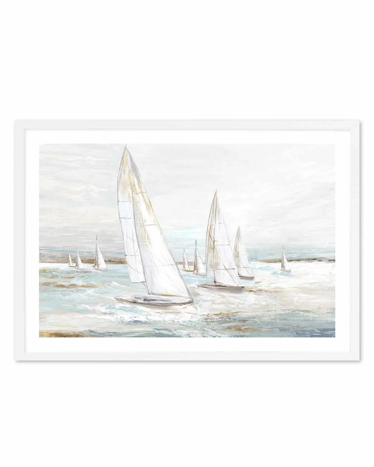 Windswept Sails I Art Print from Olive et Oriel where you can shop wallpaper and artworks online