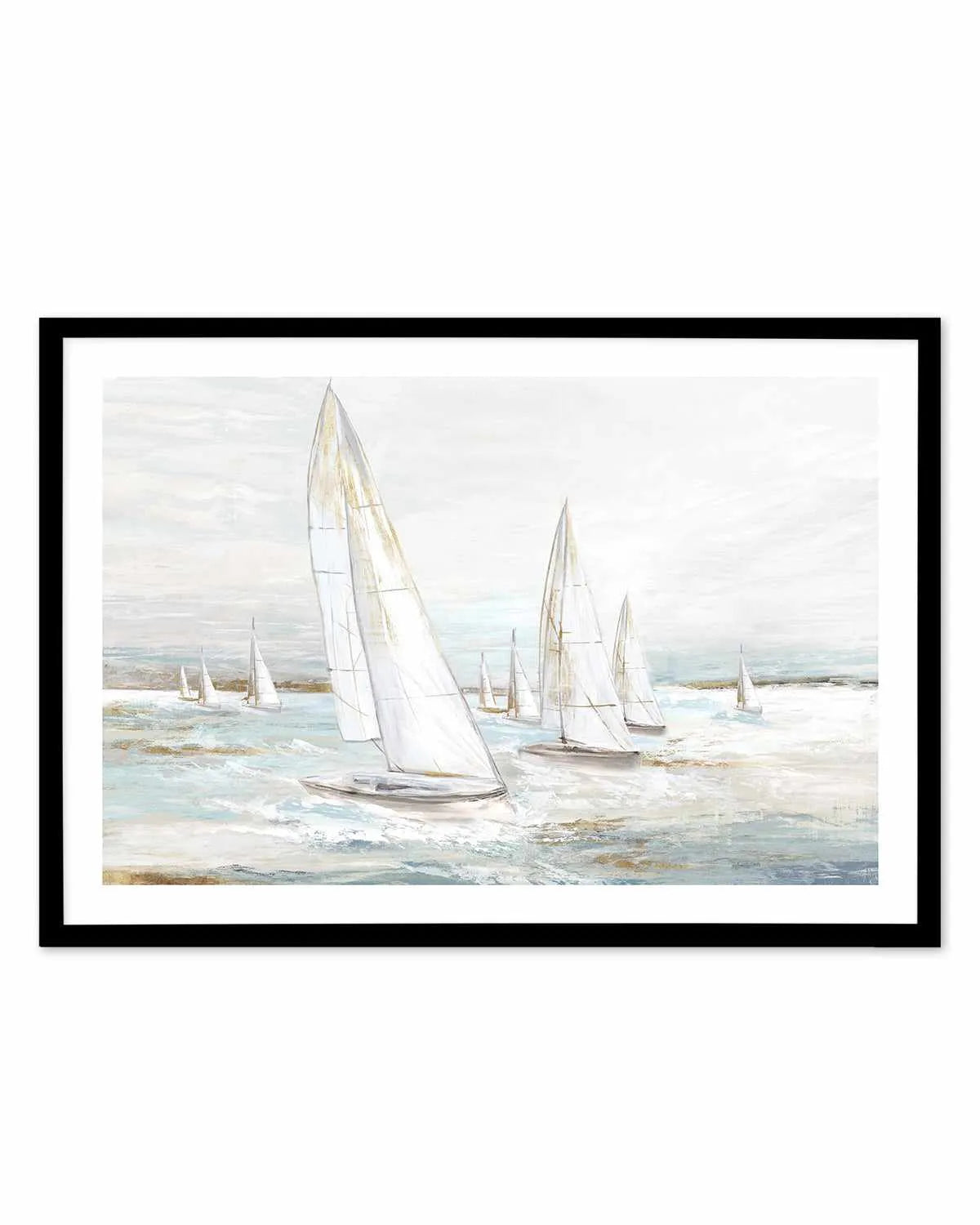 Windswept Sails I Art Print from Olive et Oriel where you can shop wallpaper and artworks online