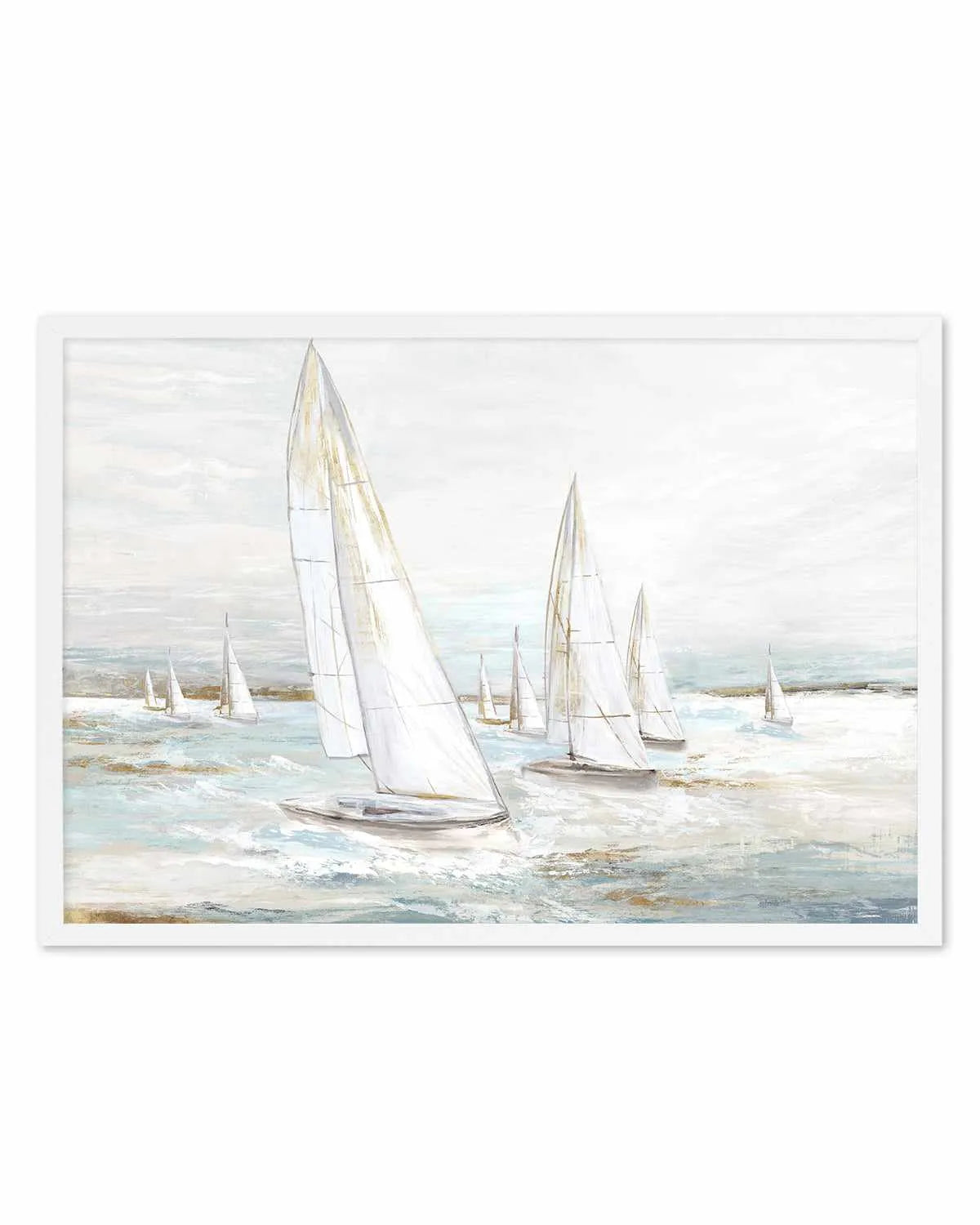 Windswept Sails I Art Print from Olive et Oriel where you can shop wallpaper and artworks online