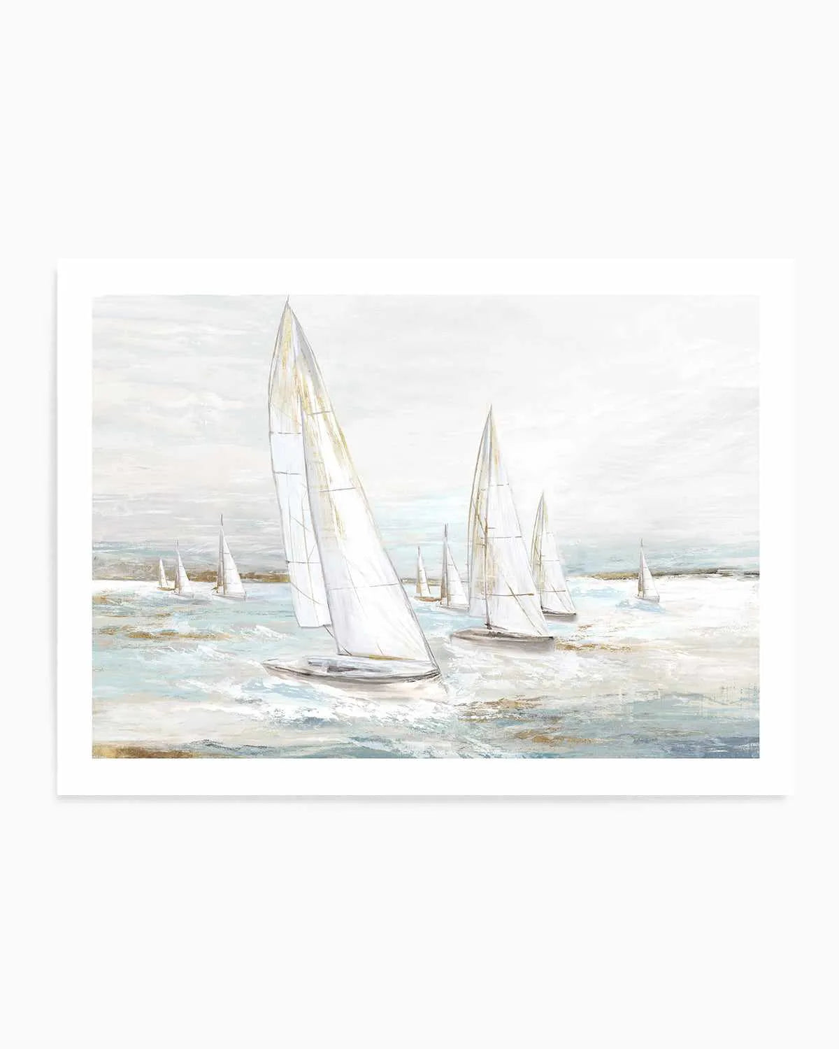 Windswept Sails I Art Print from Olive et Oriel where you can shop wallpaper and artworks online