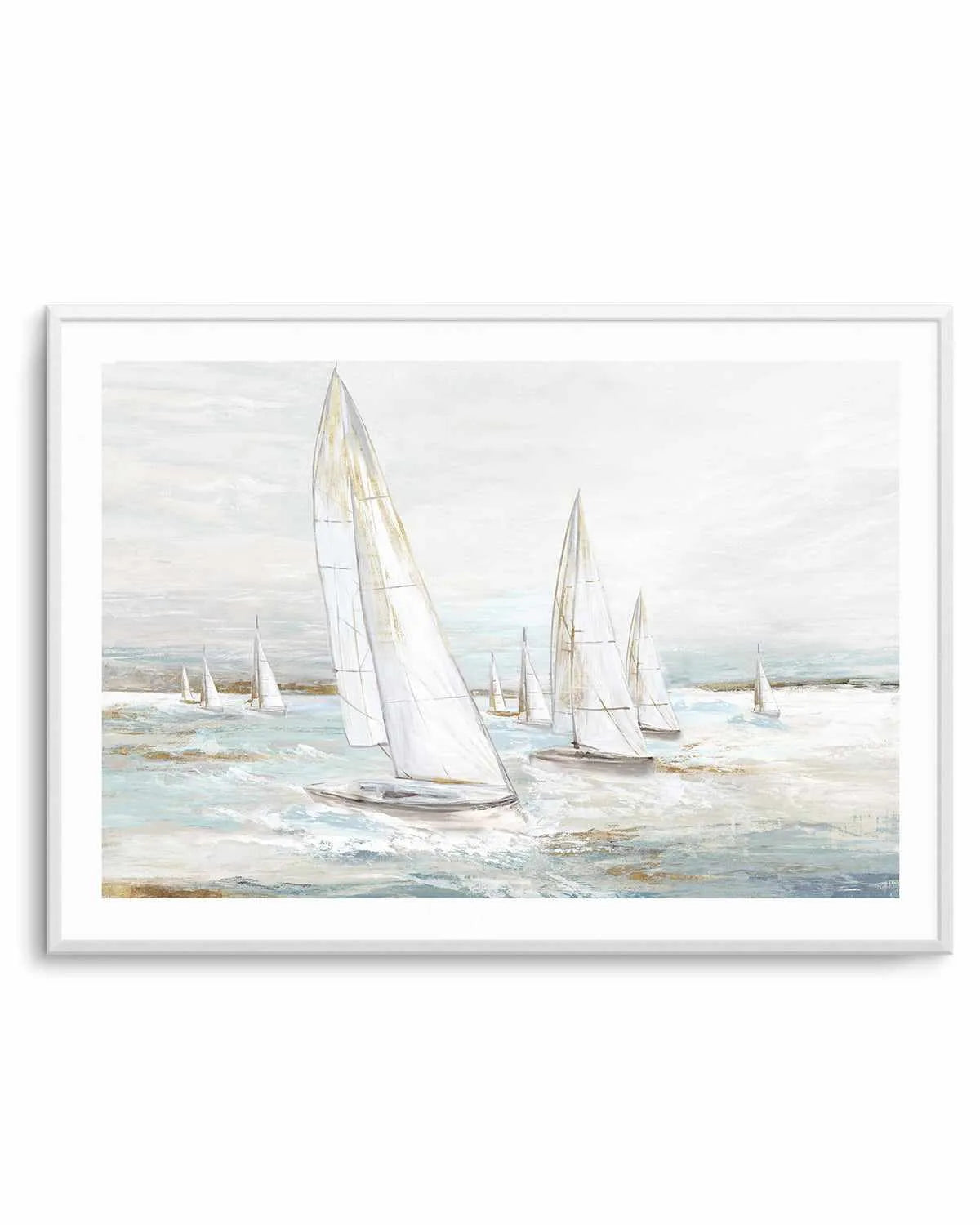 Windswept Sails I Art Print from Olive et Oriel where you can shop wallpaper and artworks online