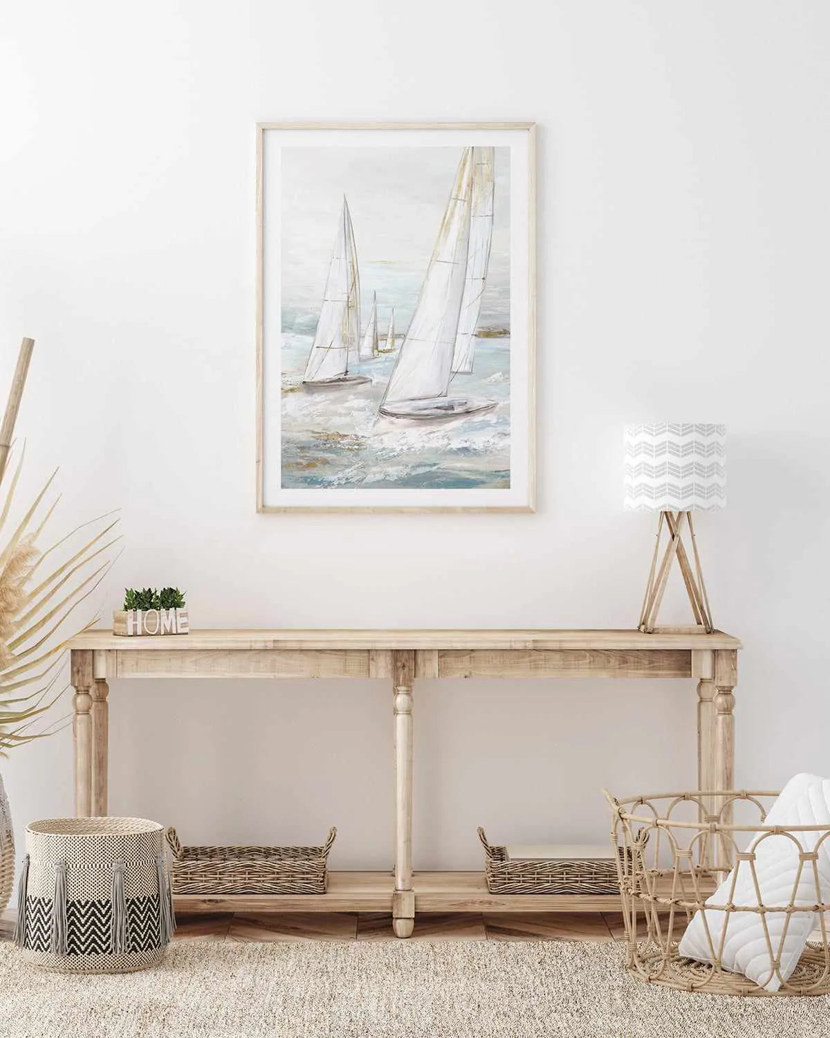 Windswept Sails II Art Print from Olive et Oriel where you can shop wallpaper and artworks online