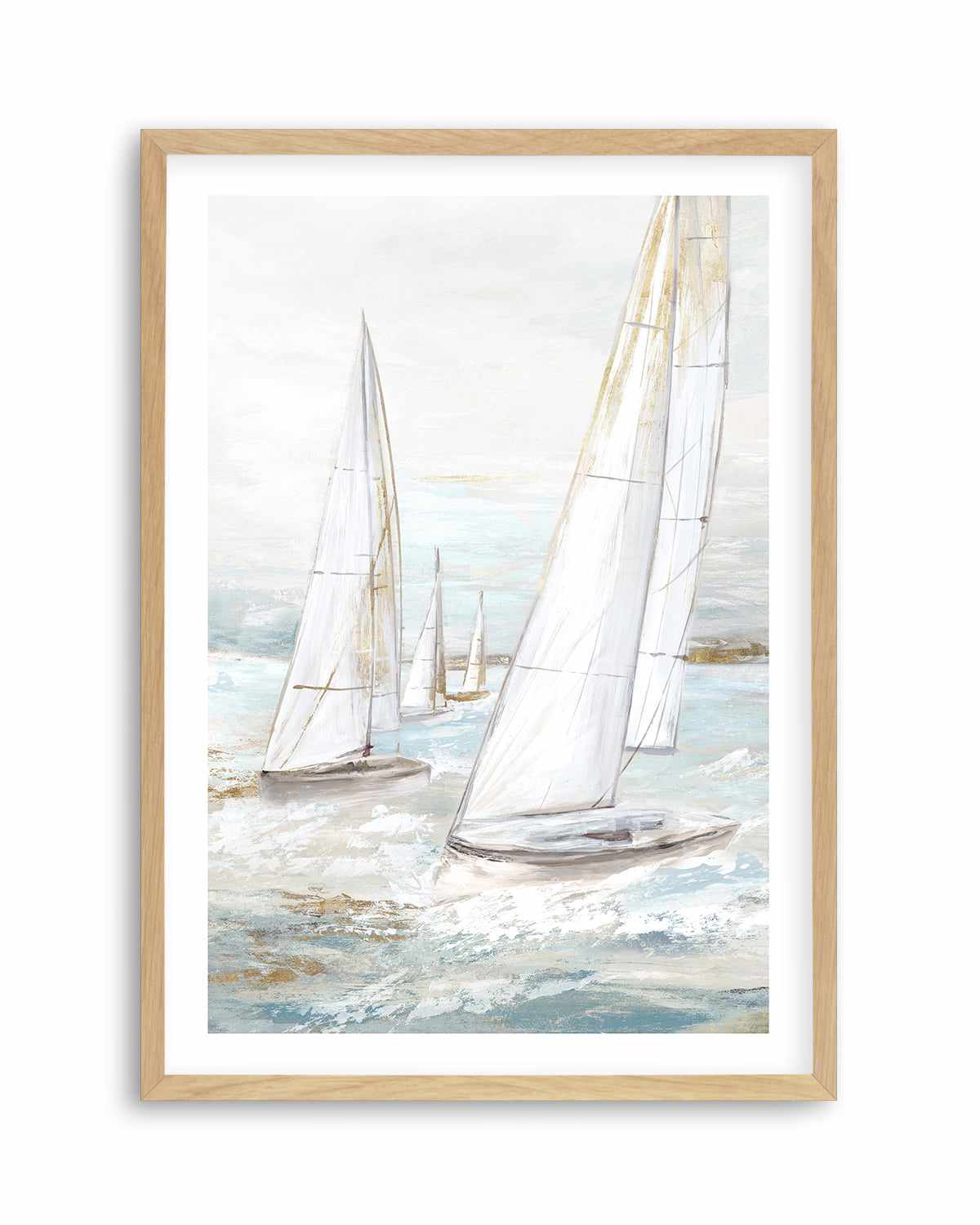 Windswept Sails II Art Print