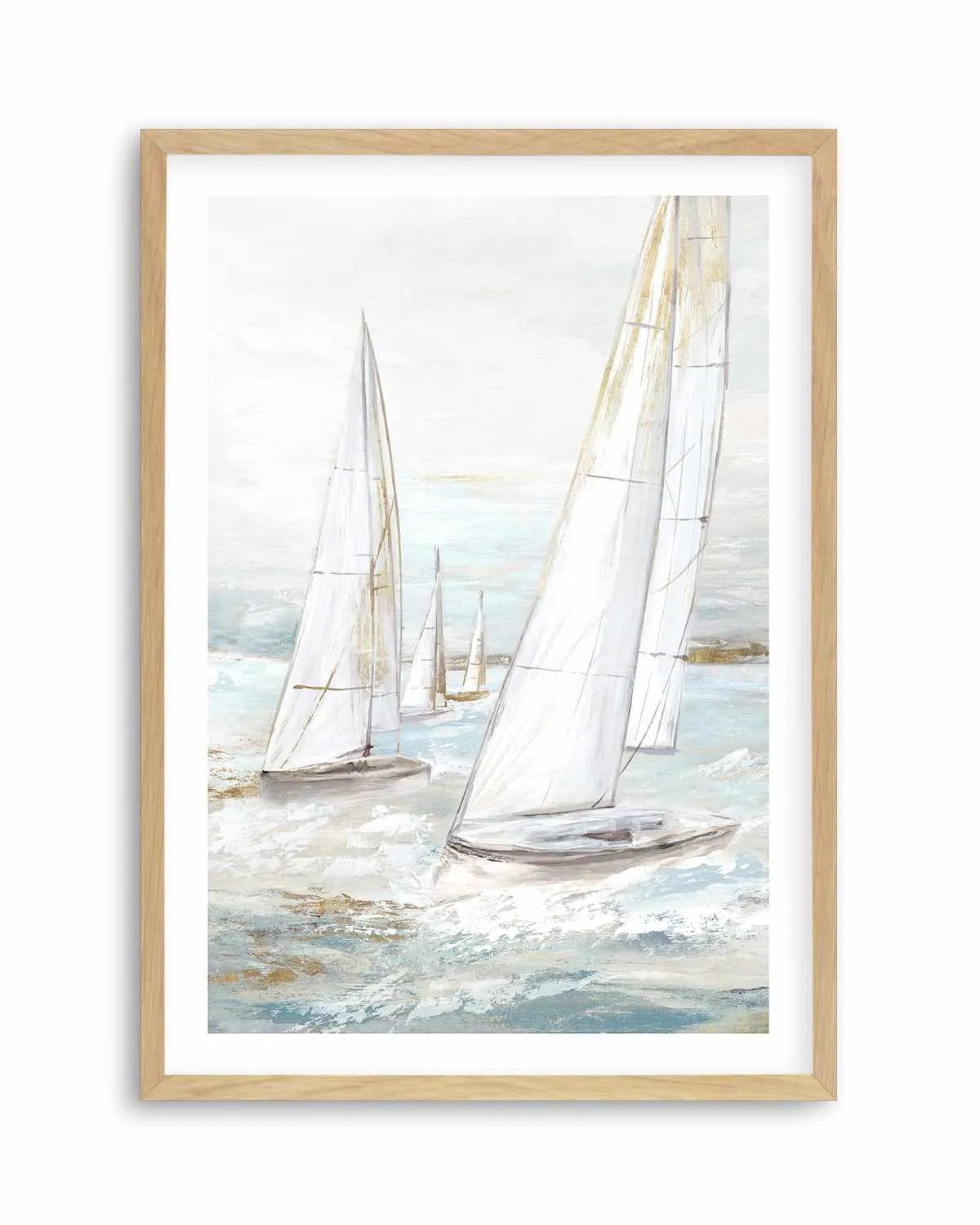 Windswept Sails II Art Print from Olive et Oriel where you can shop wallpaper and artworks online