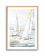 Windswept Sails II Art Print