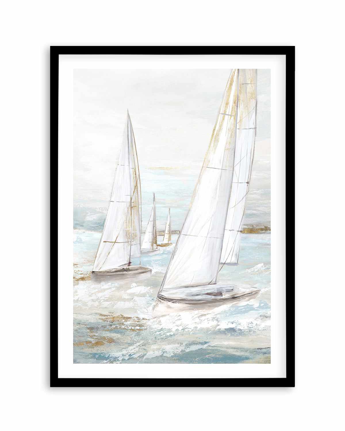 Windswept Sails II Art Print