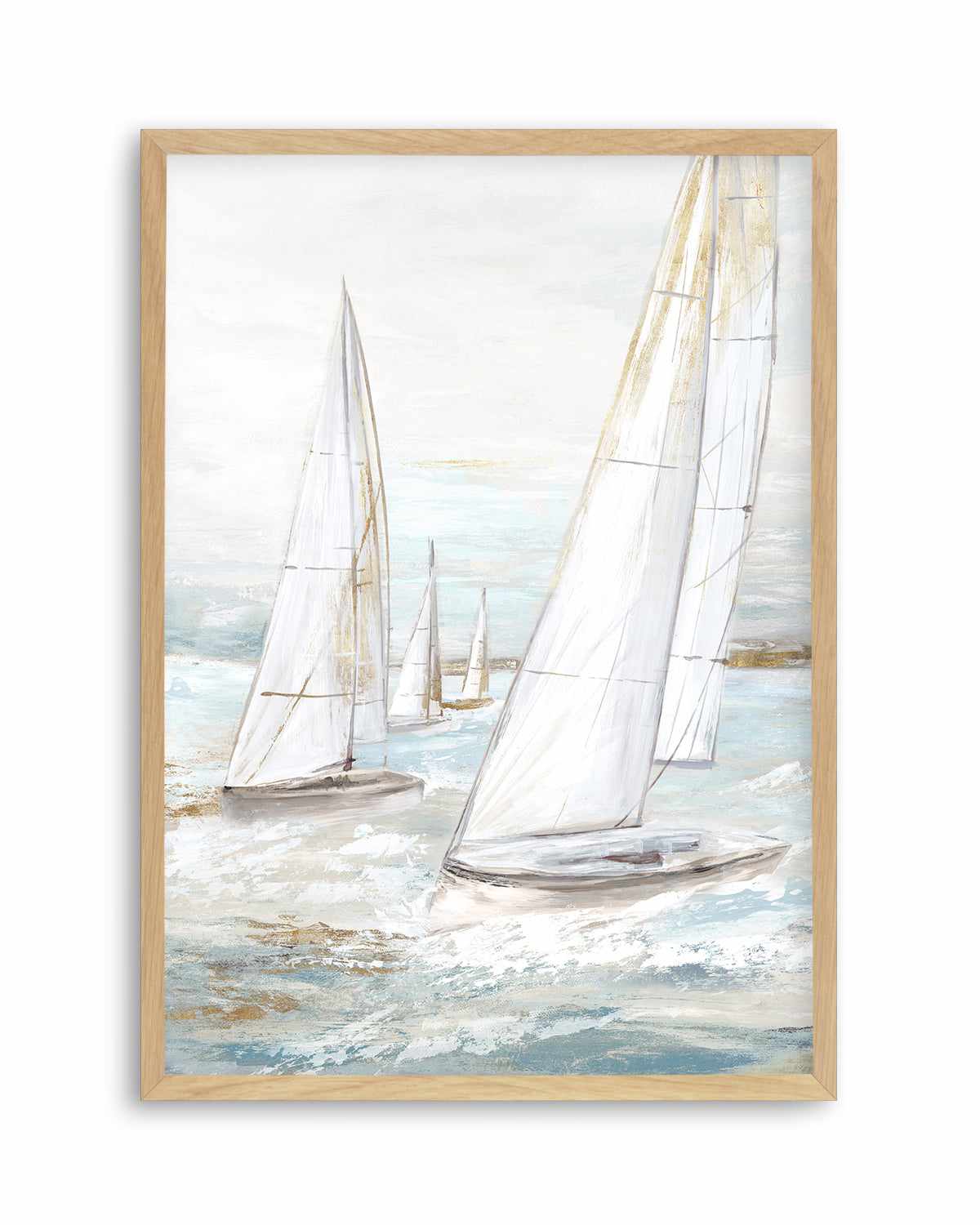 Windswept Sails II Art Print