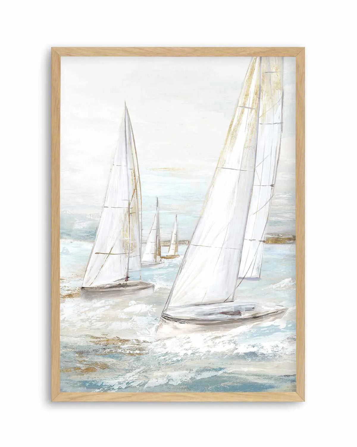 Windswept Sails II Art Print from Olive et Oriel where you can shop wallpaper and artworks online