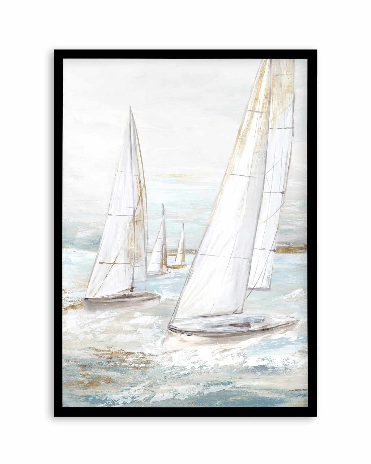 Windswept Sails II Art Print