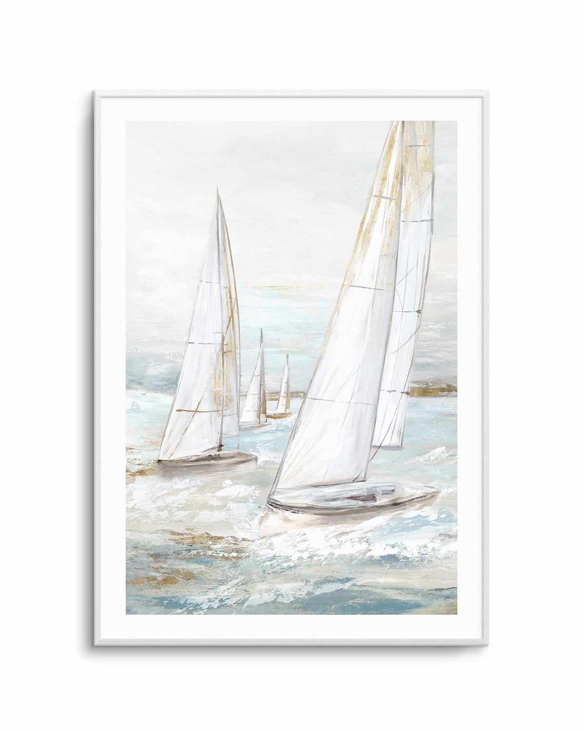 Windswept Sails II Art Print