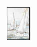 Windswept Sails II | Framed Canvas Art Print