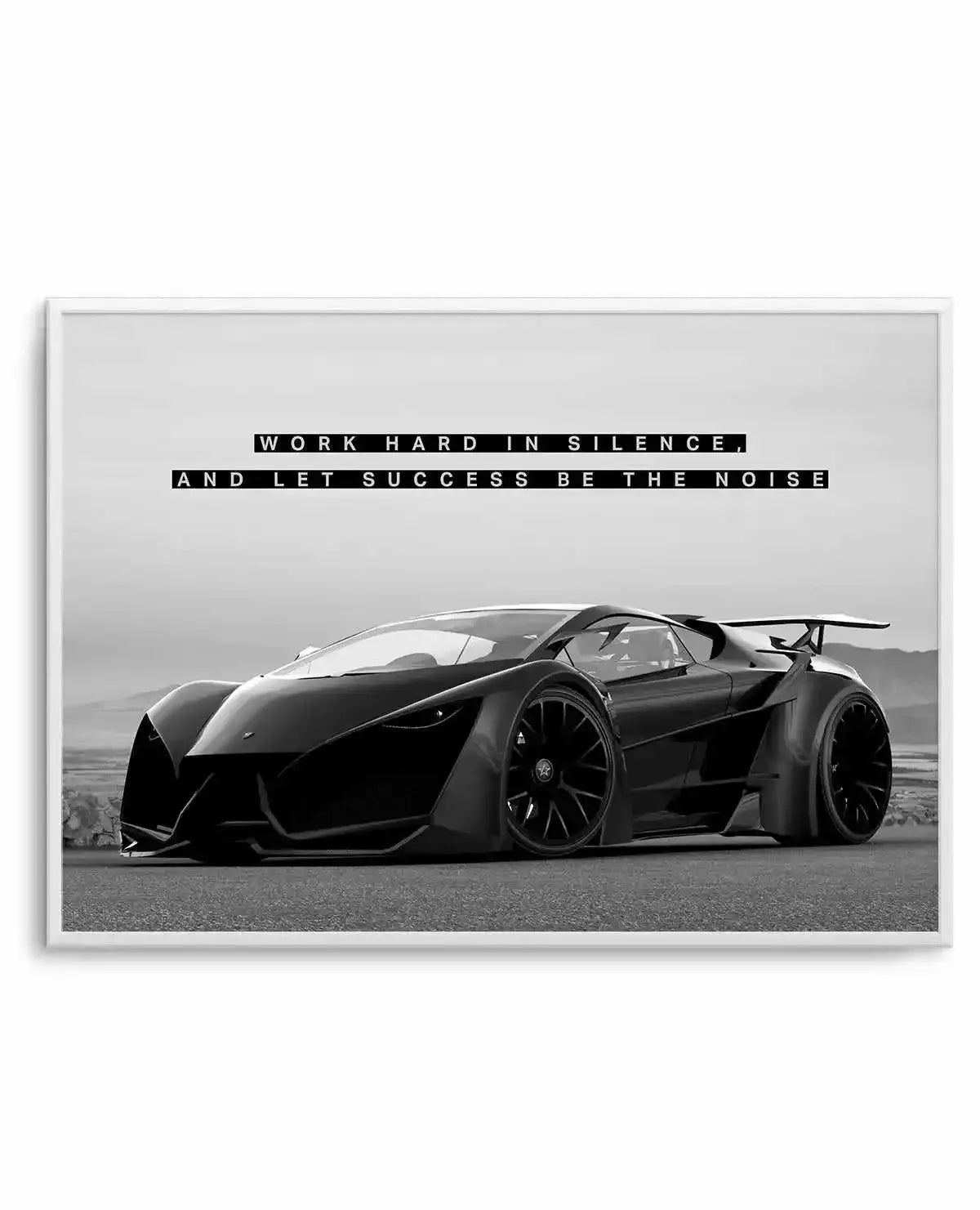 Work Hard In Silence, Let Success Be The Noise Art Print-PRINT-Olive et Oriel-Olive et Oriel-Buy-Australian-Art-Prints-Online-with-Olive-et-Oriel-Your-Artwork-Specialists-Austrailia-Decorate-With-Coastal-Photo-Wall-Art-Prints-From-Our-Beach-House-Artwork-Collection-Fine-Poster-and-Framed-Artwork