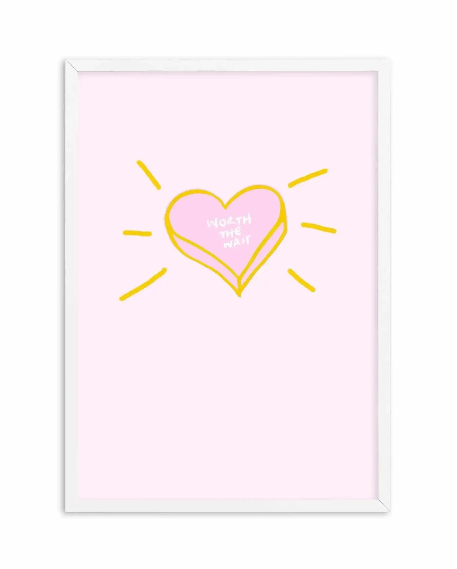 Worth The Wait | 2 Colour Options Art Print-PRINT-Olive et Oriel-Olive et Oriel-A5 | 5.8" x 8.3" | 14.8 x 21cm-White-With White Border-Buy-Australian-Art-Prints-Online-with-Olive-et-Oriel-Your-Artwork-Specialists-Austrailia-Decorate-With-Coastal-Photo-Wall-Art-Prints-From-Our-Beach-House-Artwork-Collection-Fine-Poster-and-Framed-Artwork