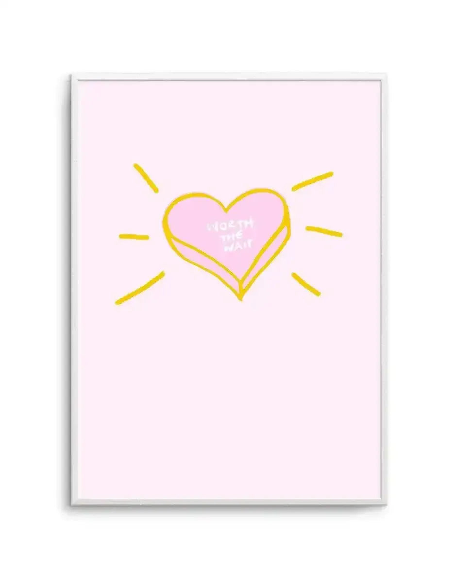 Worth The Wait | 2 Colour Options Art Print-PRINT-Olive et Oriel-Olive et Oriel-A5 | 5.8" x 8.3" | 14.8 x 21cm-Unframed Art Print-With White Border-Buy-Australian-Art-Prints-Online-with-Olive-et-Oriel-Your-Artwork-Specialists-Austrailia-Decorate-With-Coastal-Photo-Wall-Art-Prints-From-Our-Beach-House-Artwork-Collection-Fine-Poster-and-Framed-Artwork