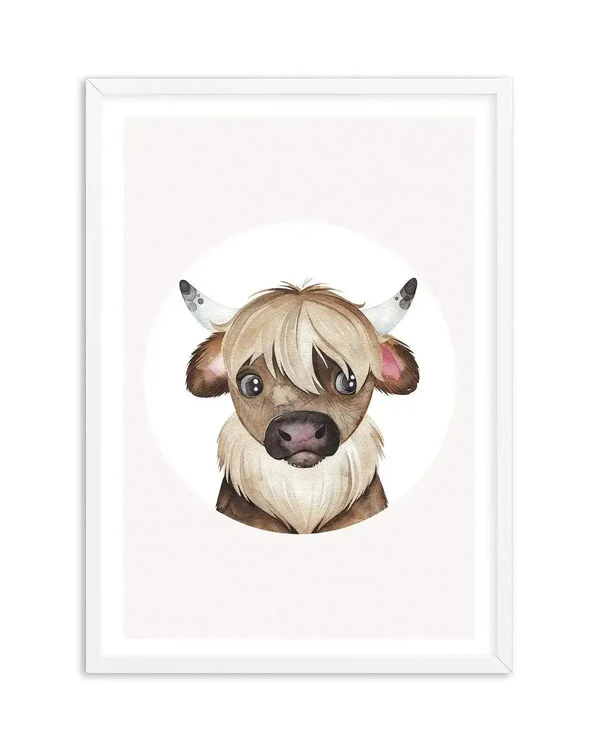 Yak Art Print-PRINT-Olive et Oriel-Olive et Oriel-A5 | 5.8" x 8.3" | 14.8 x 21cm-White-With White Border-Buy-Australian-Art-Prints-Online-with-Olive-et-Oriel-Your-Artwork-Specialists-Austrailia-Decorate-With-Coastal-Photo-Wall-Art-Prints-From-Our-Beach-House-Artwork-Collection-Fine-Poster-and-Framed-Artwork