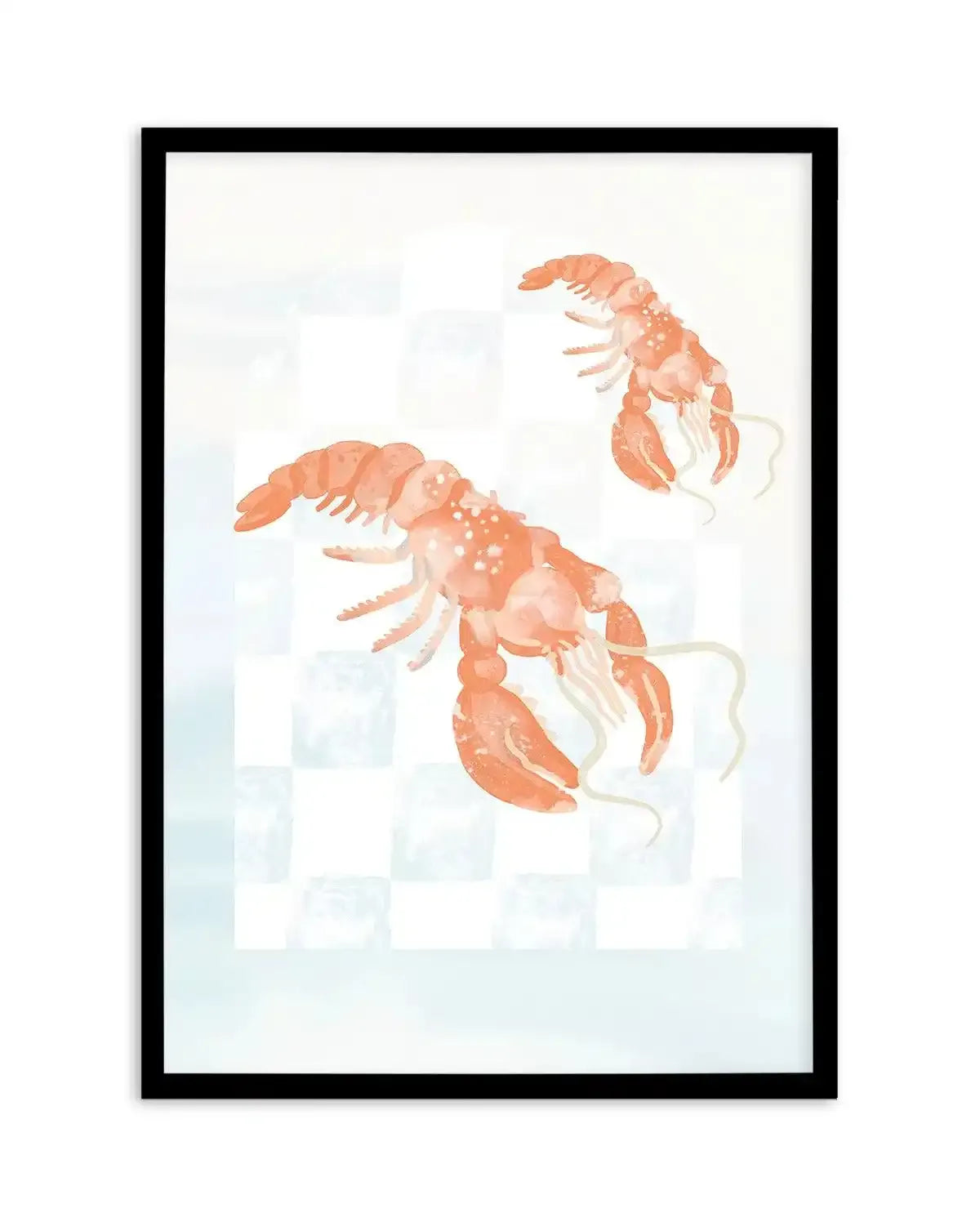You Are My Lobster Art Print-PRINT-Olive et Oriel-Olive et Oriel-A5 | 5.8" x 8.3" | 14.8 x 21cm-Black-With White Border-Buy-Australian-Art-Prints-Online-with-Olive-et-Oriel-Your-Artwork-Specialists-Austrailia-Decorate-With-Coastal-Photo-Wall-Art-Prints-From-Our-Beach-House-Artwork-Collection-Fine-Poster-and-Framed-Artwork