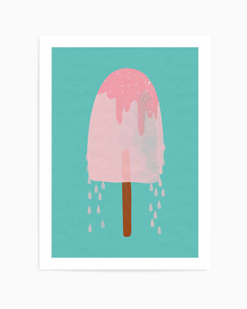 Yummy ice cream by Treechild | Art Print from Olive et Oriel where you can shop wallpaper and artworks online