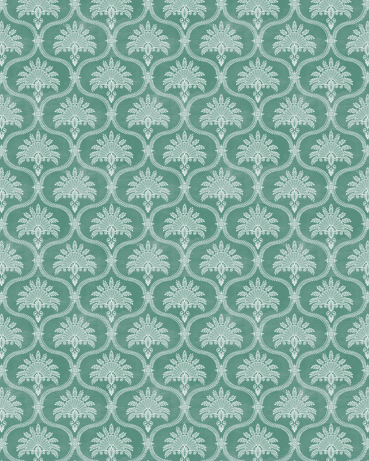 Heritage Palm Emerald Green Wallpaper