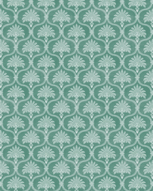 Heritage Palm Emerald Green Wallpaper