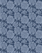 Luxe Country Floral Petite Navy Blue Wallpaper