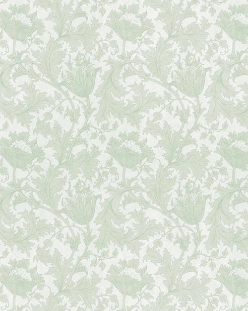 Bordeaux Florals Sage Green Wallpaper-Wallpaper-Buy Australian Removable Wallpaper Now Sage Green Wallpaper Peel And Stick Wallpaper Online At Olive et Oriel Custom Made Wallpapers Wall Papers Decorate Your Bedroom Living Room Kids Room or Commercial Interior