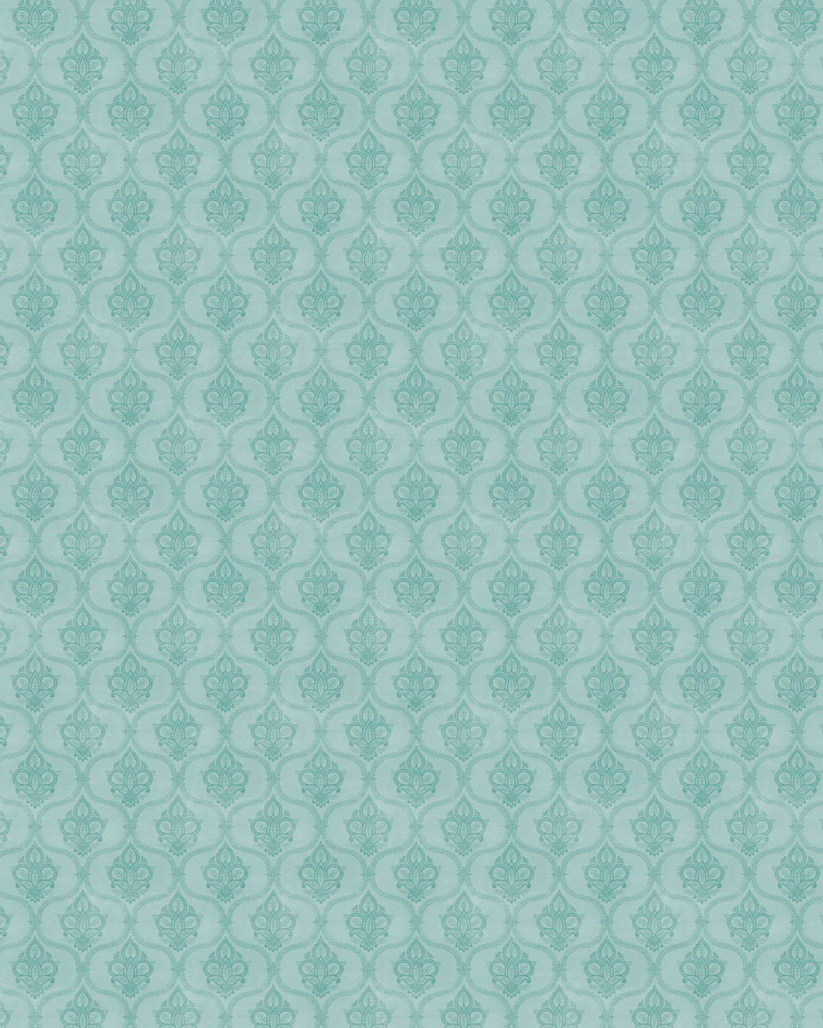 Hanna Stamp Emerald Green Wallpaper