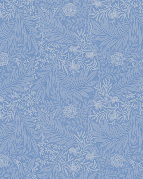 Garden Provence Navy Blue Wallpaper