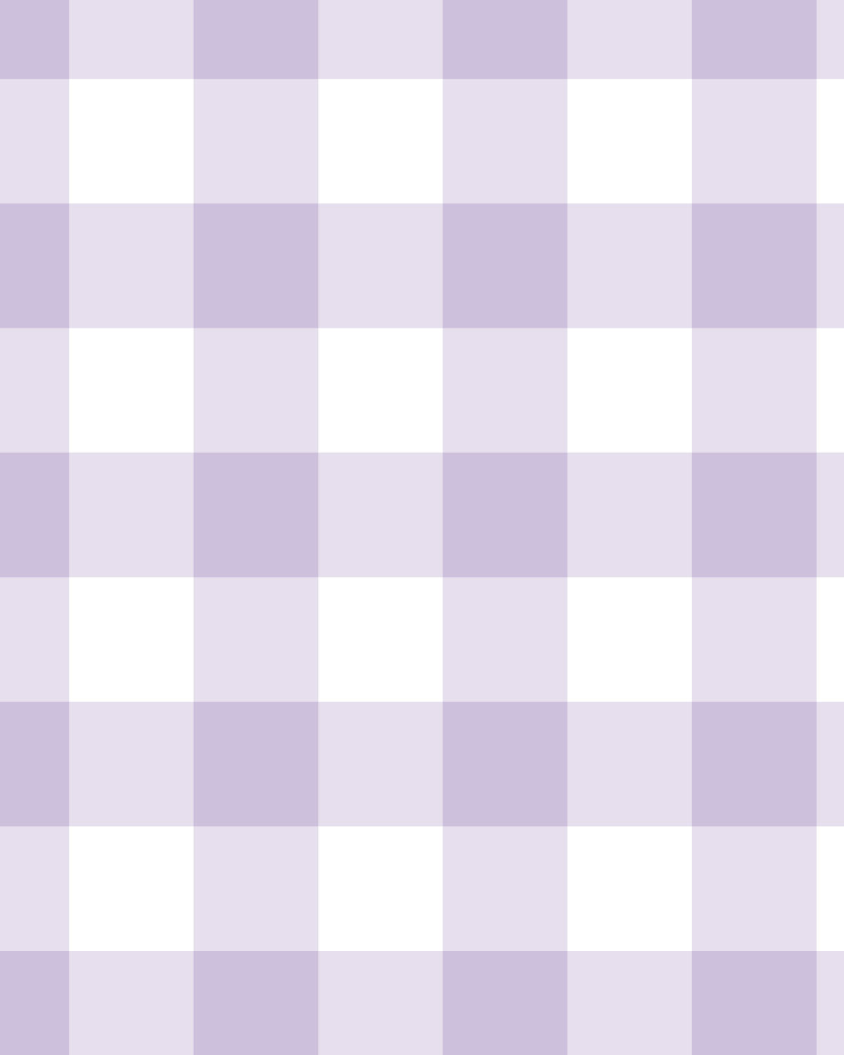 Medium Gingham Check Lilac Wallpaper