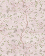 Eastern Vines Pink Wallpaper