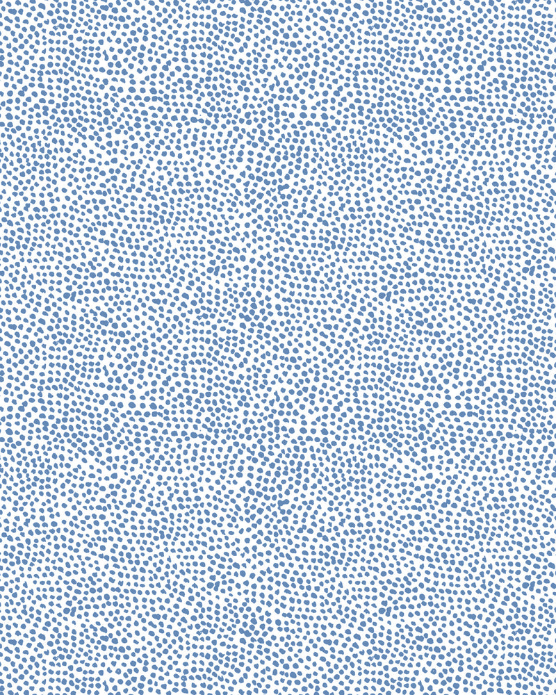 Tiny Dots Navy Blue Wallpaper