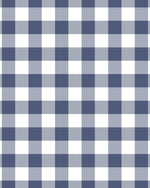 Small Gingham Check Navy Blue Wallpaper