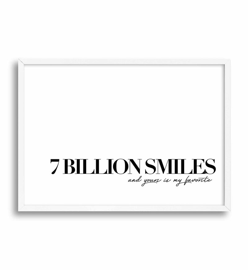 7 Billion Smiles Art Print-PRINT-Olive et Oriel-Olive et Oriel-A4 | 8.3" x 11.7" | 21 x 29.7cm-White-With White Border-Buy-Australian-Art-Prints-Online-with-Olive-et-Oriel-Your-Artwork-Specialists-Austrailia-Decorate-With-Coastal-Photo-Wall-Art-Prints-From-Our-Beach-House-Artwork-Collection-Fine-Poster-and-Framed-Artwork
