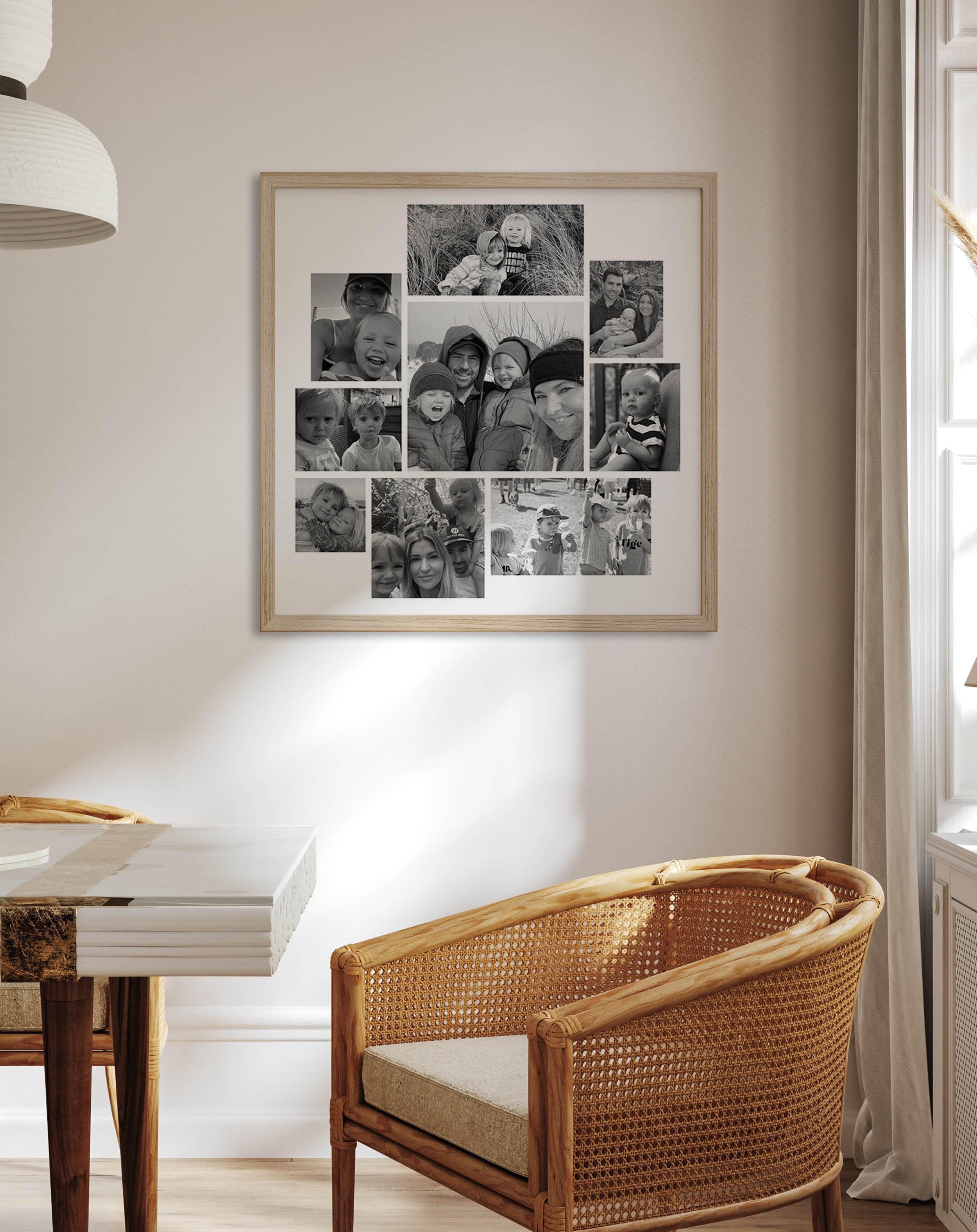 9 Memories In A Square Art Print-PRINT-Olive et Oriel-Family Photos-Buy-Australian-Art-Prints-Online-with-Olive-et-Oriel-Your-Artwork-Specialists-Austrailia-Decorate-With-Coastal-Photo-Wall-Art-Prints-From-Our-Beach-House-Artwork-Collection-Fine-Poster-and-Framed-Artwork