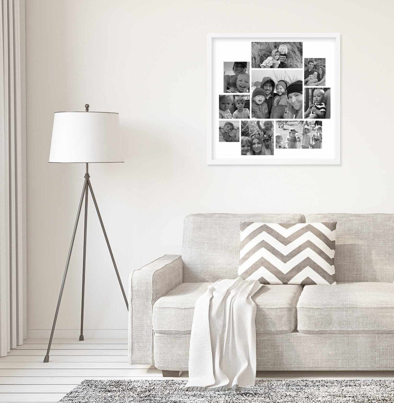 9 Memories In A Square Art Print-PRINT-Olive et Oriel-Family Photos-Buy-Australian-Art-Prints-Online-with-Olive-et-Oriel-Your-Artwork-Specialists-Austrailia-Decorate-With-Coastal-Photo-Wall-Art-Prints-From-Our-Beach-House-Artwork-Collection-Fine-Poster-and-Framed-Artwork