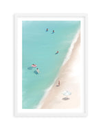A Day at the Beach I Art Print-PRINT-Olive et Oriel-Simmo-A5 | 5.8" x 8.3" | 14.8 x 21cm-White-With White Border-Buy-Australian-Art-Prints-Online-with-Olive-et-Oriel-Your-Artwork-Specialists-Austrailia-Decorate-With-Coastal-Photo-Wall-Art-Prints-From-Our-Beach-House-Artwork-Collection-Fine-Poster-and-Framed-Artwork