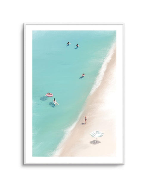 A Day at the Beach I Art Print-PRINT-Olive et Oriel-Simmo-A5 | 5.8" x 8.3" | 14.8 x 21cm-Unframed Art Print-With White Border-Buy-Australian-Art-Prints-Online-with-Olive-et-Oriel-Your-Artwork-Specialists-Austrailia-Decorate-With-Coastal-Photo-Wall-Art-Prints-From-Our-Beach-House-Artwork-Collection-Fine-Poster-and-Framed-Artwork