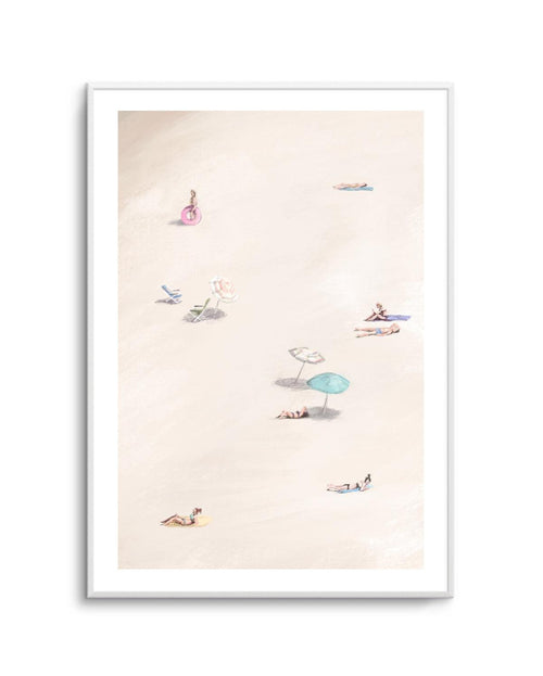 A Day at the Beach II Art Print-PRINT-Olive et Oriel-Simmo-A5 | 5.8" x 8.3" | 14.8 x 21cm-Unframed Art Print-With White Border-Buy-Australian-Art-Prints-Online-with-Olive-et-Oriel-Your-Artwork-Specialists-Austrailia-Decorate-With-Coastal-Photo-Wall-Art-Prints-From-Our-Beach-House-Artwork-Collection-Fine-Poster-and-Framed-Artwork
