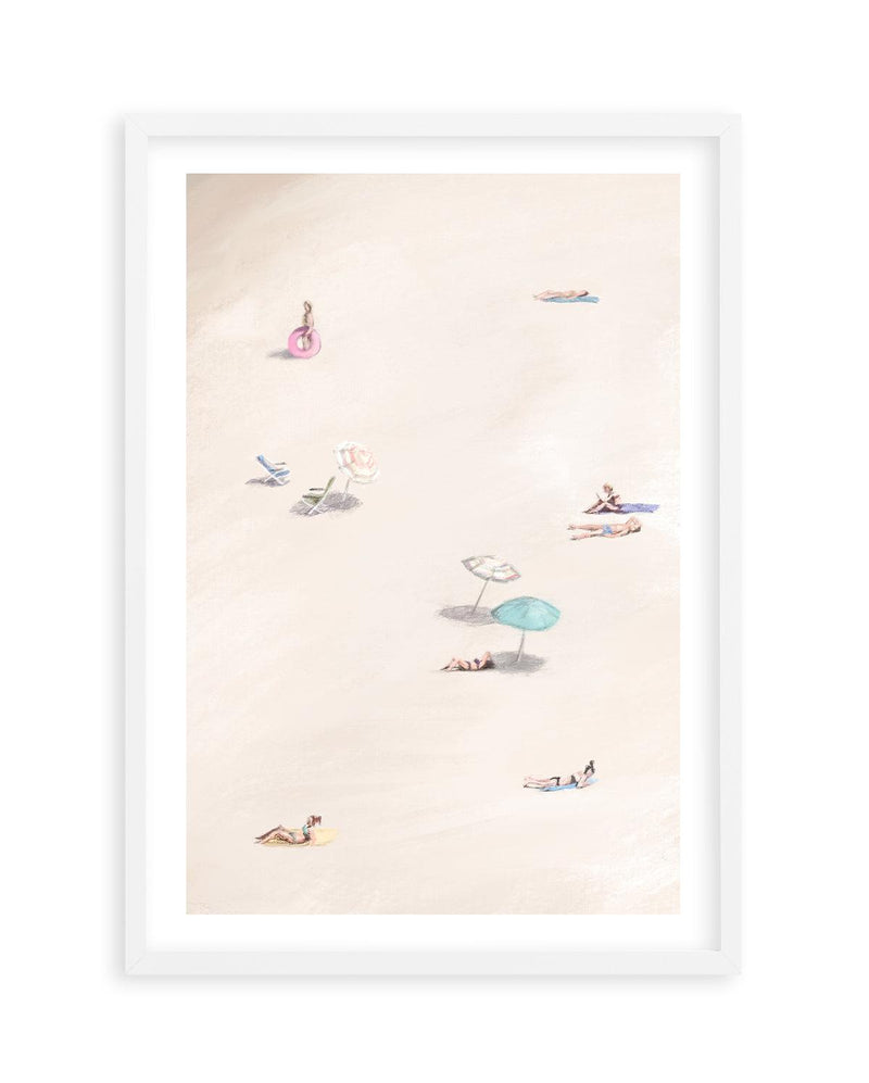 A Day at the Beach II Art Print-PRINT-Olive et Oriel-Simmo-A5 | 5.8" x 8.3" | 14.8 x 21cm-White-With White Border-Buy-Australian-Art-Prints-Online-with-Olive-et-Oriel-Your-Artwork-Specialists-Austrailia-Decorate-With-Coastal-Photo-Wall-Art-Prints-From-Our-Beach-House-Artwork-Collection-Fine-Poster-and-Framed-Artwork