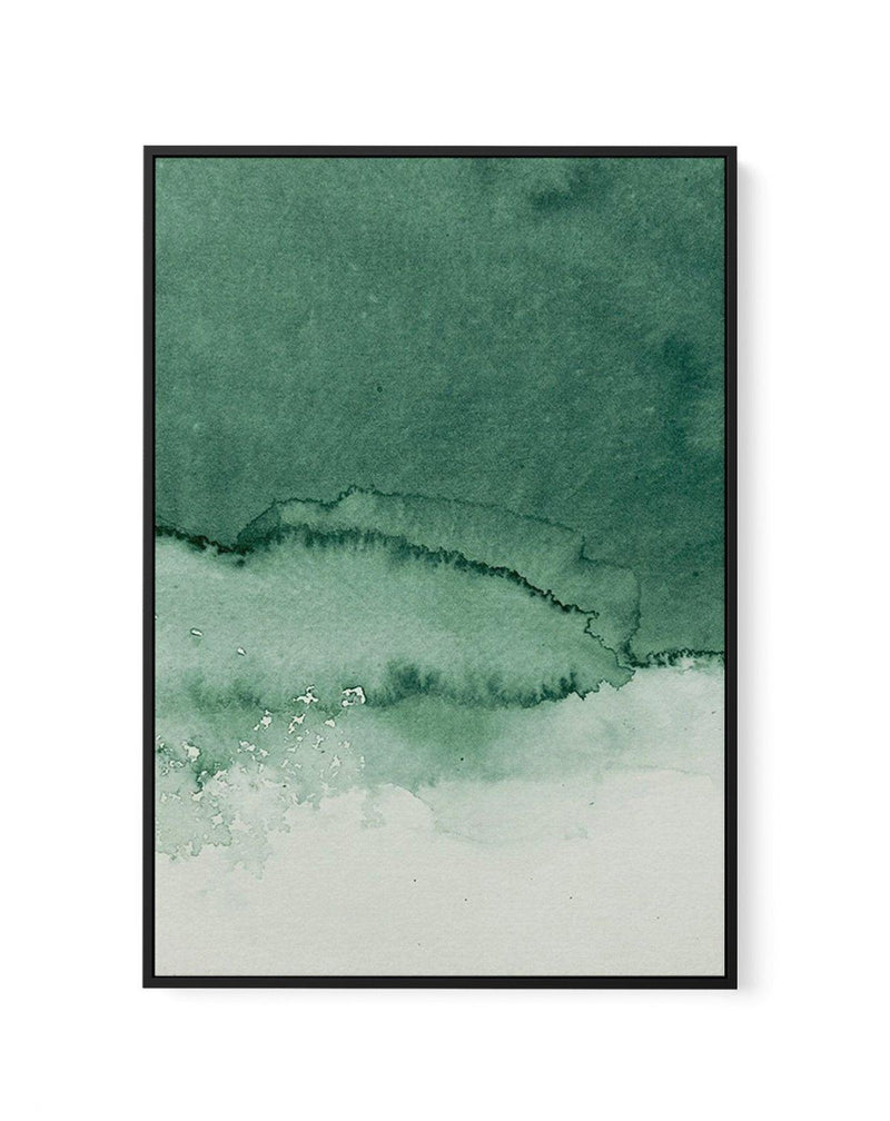 Abstract Green Watercolour III | Framed Canvas-CANVAS-You can shop wall art online with Olive et Oriel for everything from abstract art to fun kids wall art. Our beautiful modern art prints and canvas art are available from large canvas prints to wall art paintings and our proudly Australian artwork collection offers only the highest quality framed large wall art and canvas art Australia - You can buy fashion photography prints or Hampton print posters and paintings on canvas from Olive et Oriel