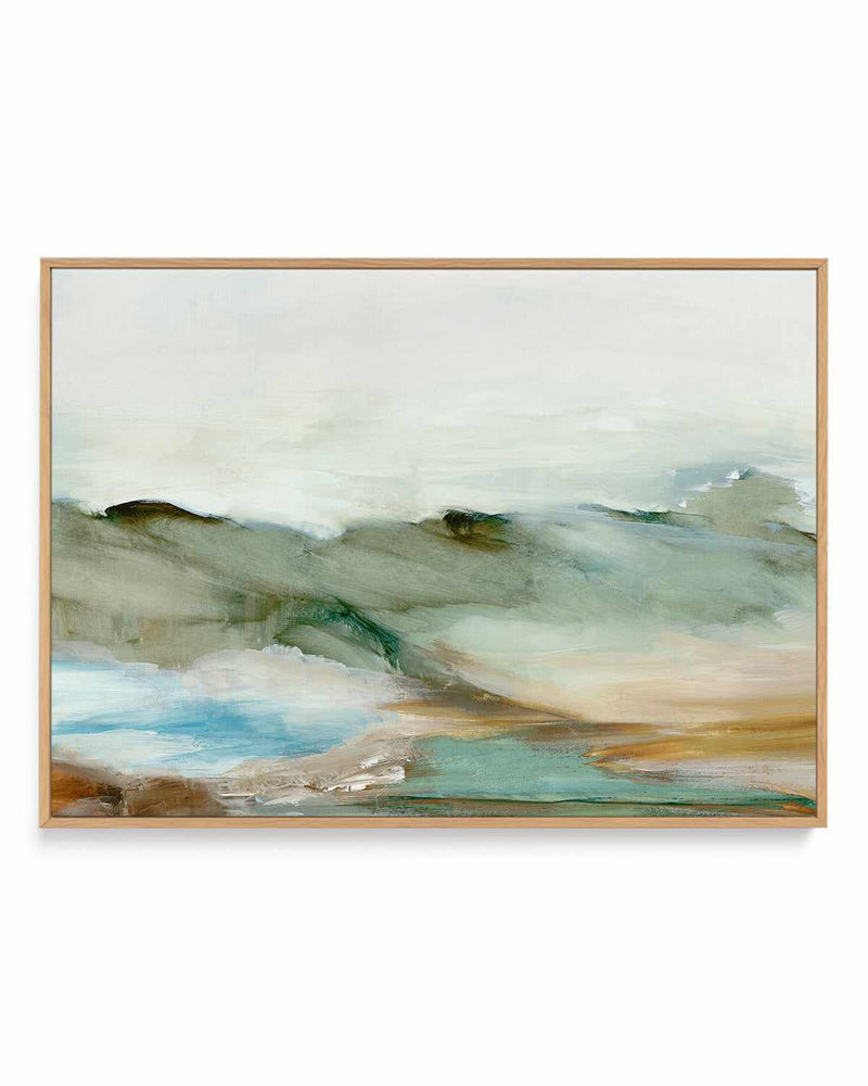 Abstract Landscape | Framed Canvas Art Print