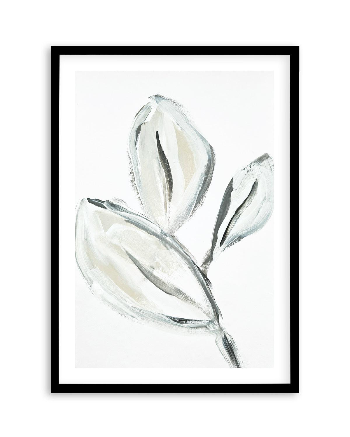 Abstract Leaves Art Print-PRINT-Olive et Oriel-Olive et Oriel-A5 | 5.8" x 8.3" | 14.8 x 21cm-Black-With White Border-Buy-Australian-Art-Prints-Online-with-Olive-et-Oriel-Your-Artwork-Specialists-Austrailia-Decorate-With-Coastal-Photo-Wall-Art-Prints-From-Our-Beach-House-Artwork-Collection-Fine-Poster-and-Framed-Artwork